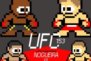 8-Bit MMA Poster – UFC 153: Silva vs. Bonnar