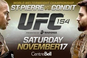 UFC 154: St-Pierre vs. Condit Live Results