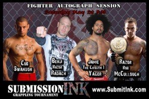Submission Ink Grappling Tournament Autograph session announced