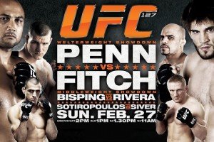 UFC 127 Penn vs Fitch Live Results