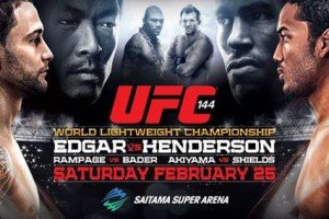UFC 144: Edgar vs. Henderson Live Results