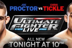 TUF Live: Chris Tickle gets Hammered and then Choked out!