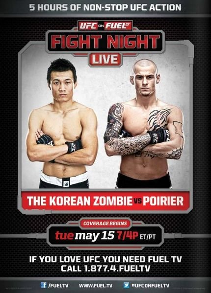 UFC on Fuel TV Zombie_vs-_poirier