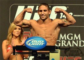 Chad Mendes at UFC 148 weigh-ins