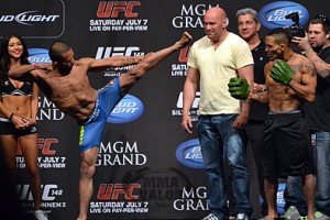 UFC 148: Silva vs. Sonnen 2 Weigh-in Photos