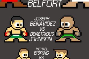 8-Bit MMA Poster UFC 152: Jones vs. Belfort
