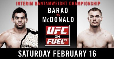 UFC ON FUEL TV 7: Barao vs. McDonald Results
