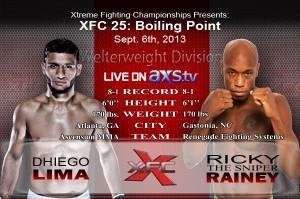 XFC 25 Co-Main Set with Ricky Rainey and Dhiego Lima