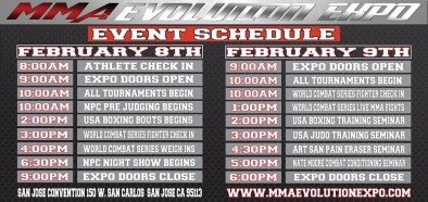 MMA Evolution Schedule WCS 14